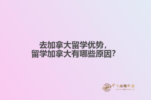 去加拿大留學(xué)優(yōu)勢(shì)，留學(xué)加拿大有哪些原因？