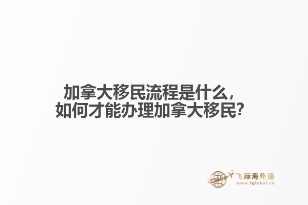 加拿大移民流程是什么，如何才能辦理加拿大移民？