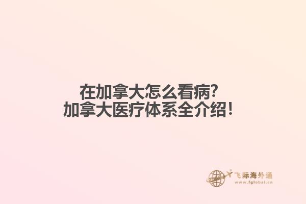 在加拿大怎么看病？加拿大醫(yī)療體系全介紹！