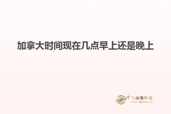 加拿大時間現(xiàn)在幾點(diǎn)早上還是晚上