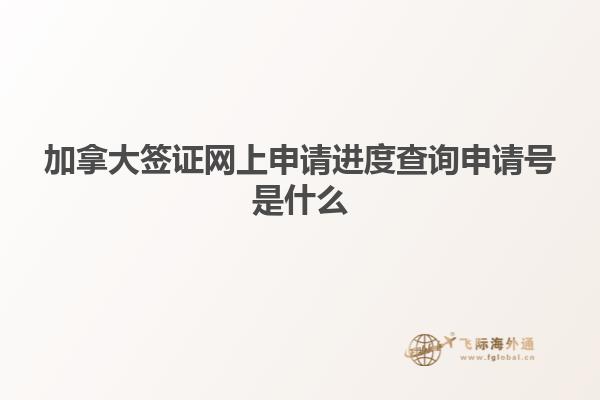 加拿大簽證網(wǎng)上申請(qǐng)進(jìn)度查詢(xún)申請(qǐng)?zhí)柺鞘裁? width=