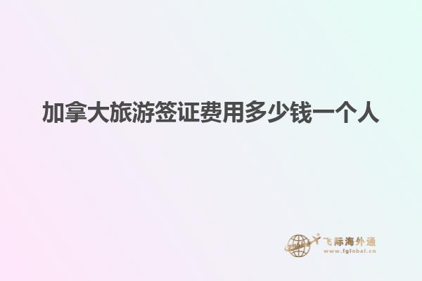 加拿大旅游簽證費(fèi)用多少錢一個人