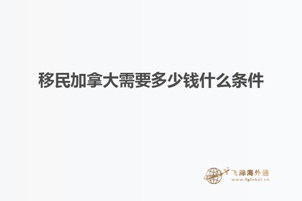 移民加拿大需要多少錢(qián)什么條件