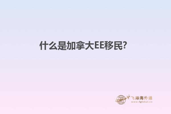 什么是加拿大EE移民？