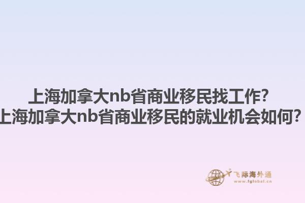 上海加拿大nb省商業(yè)移民找工作？上海加拿大nb省商業(yè)移民的就業(yè)機(jī)會(huì)如何？1.jpg