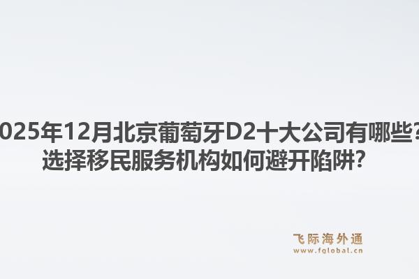 2025年12月北京葡萄牙D2十大公司有哪些？選擇移民服務(wù)機構(gòu)如何避開陷阱？1.jpg