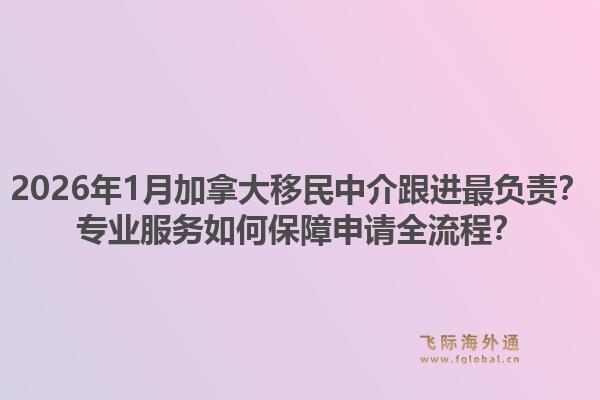 2026年1月加拿大移民中介跟進(jìn)最負(fù)責(zé)？專(zhuān)業(yè)服務(wù)如何保障申請(qǐng)全流程？