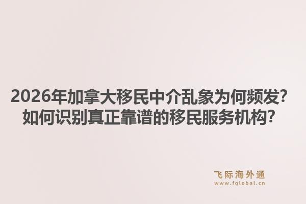 2026年加拿大移民中介亂象為何頻發(fā)？如何識(shí)別真正靠譜的移民服務(wù)機(jī)構(gòu)？