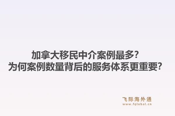 加拿大移民中介案例最多？為何案例數(shù)量背后的服務(wù)體系更重要？